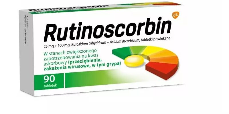 rutinoscorbin, tabletki na przeziębienie